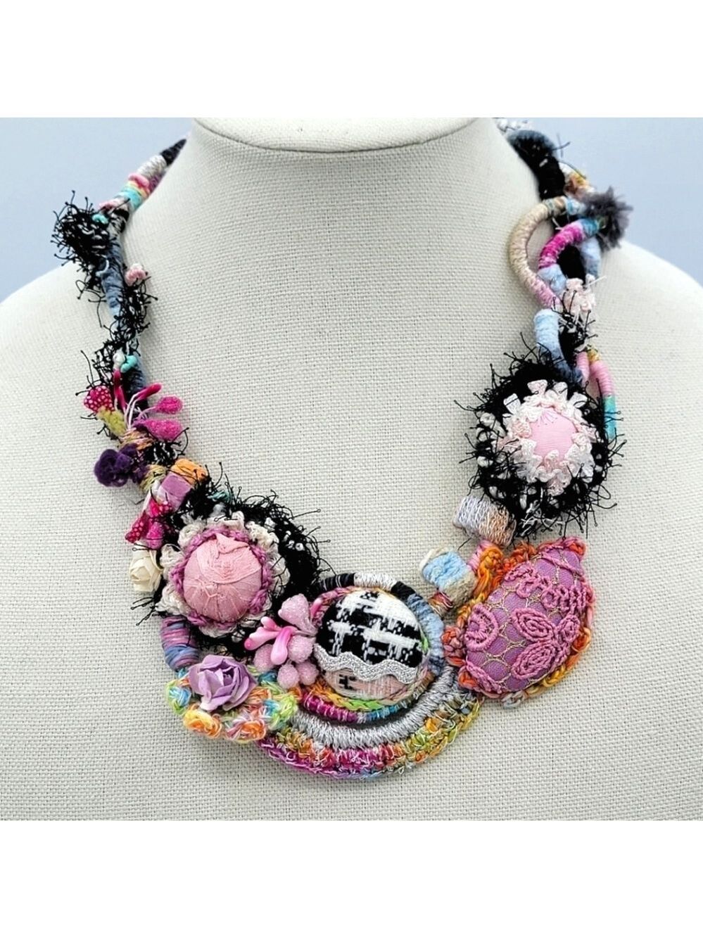 Handmade Necklace Multicolor Made By An Etsy Artisan #2035